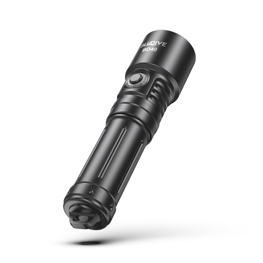 【1354】Digital Dive BLUDIVE BD40 1800LM 351M Dive Torch 150m Underwater with